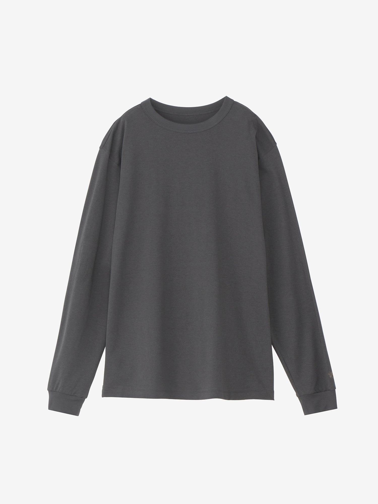 ★COOR★ Supima Cotton Long Sleeve T-Shirt Dark Grey CAA1TS2 Re-Optimum Paper L/S T-shirt – Goldwin America