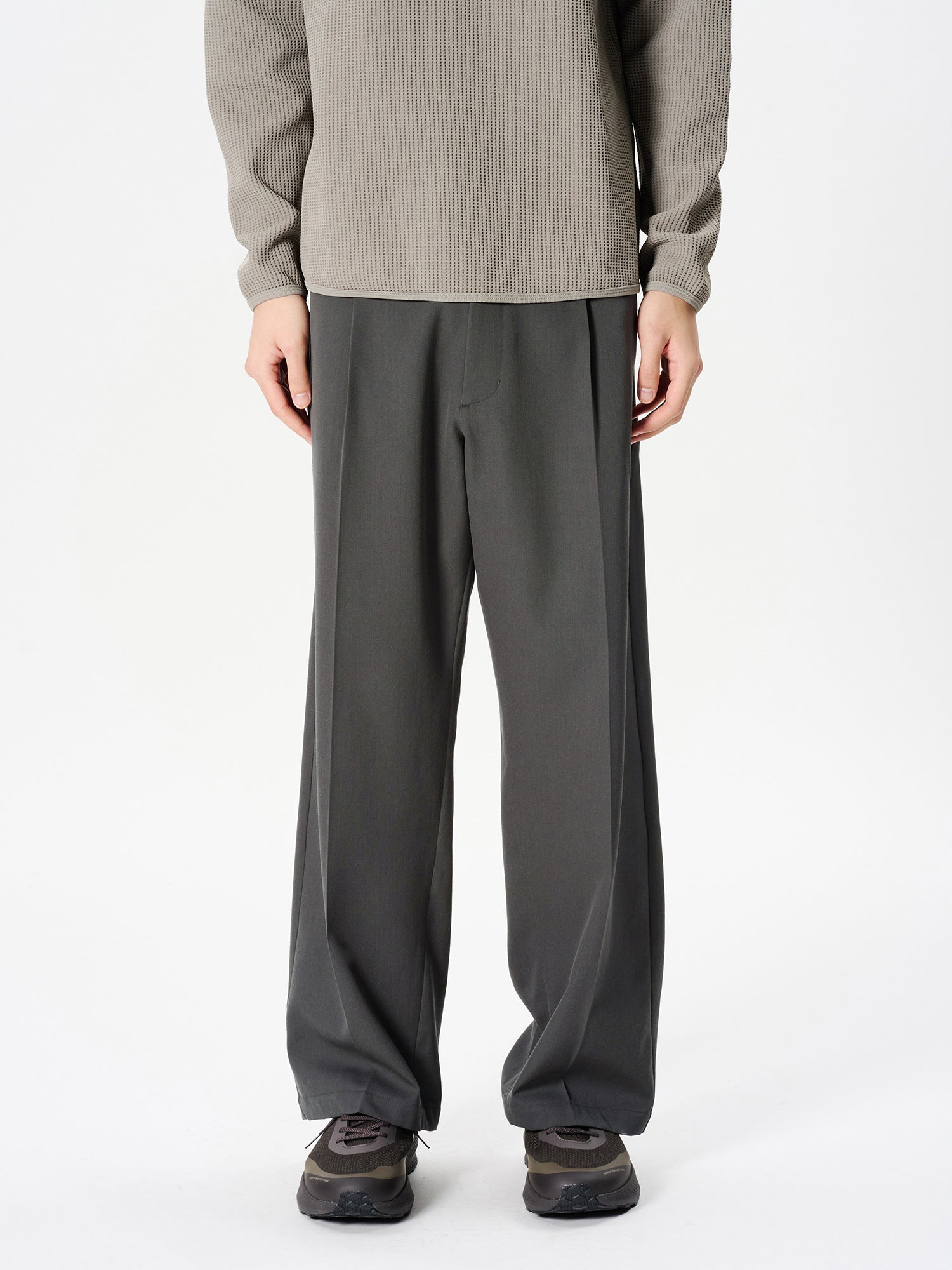 メンズウェア 8gshoot ONE TUCK WOOL BLEND PANTS GL75753_CH-b2.jpg?v=1775789123