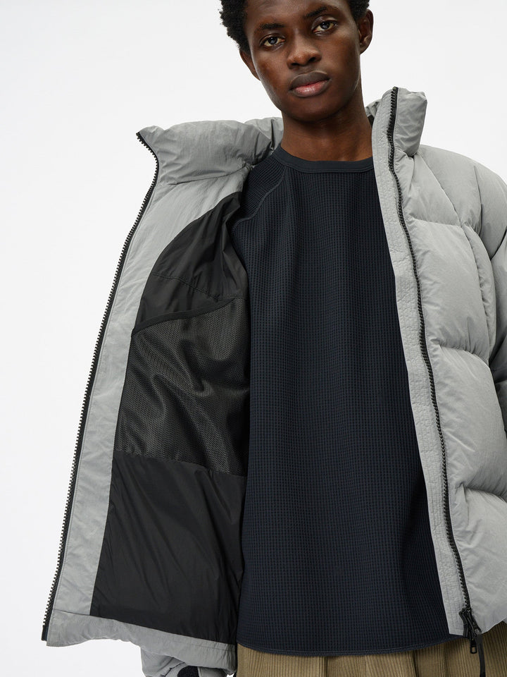 Dope Dyed Ripple Nylon Down Jacket – Goldwin America