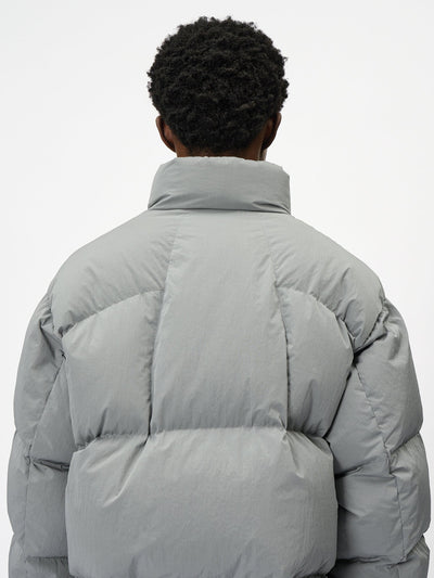 Model: Height 187cm / 6'1" | Wearing: METALLIC GRAY / 3