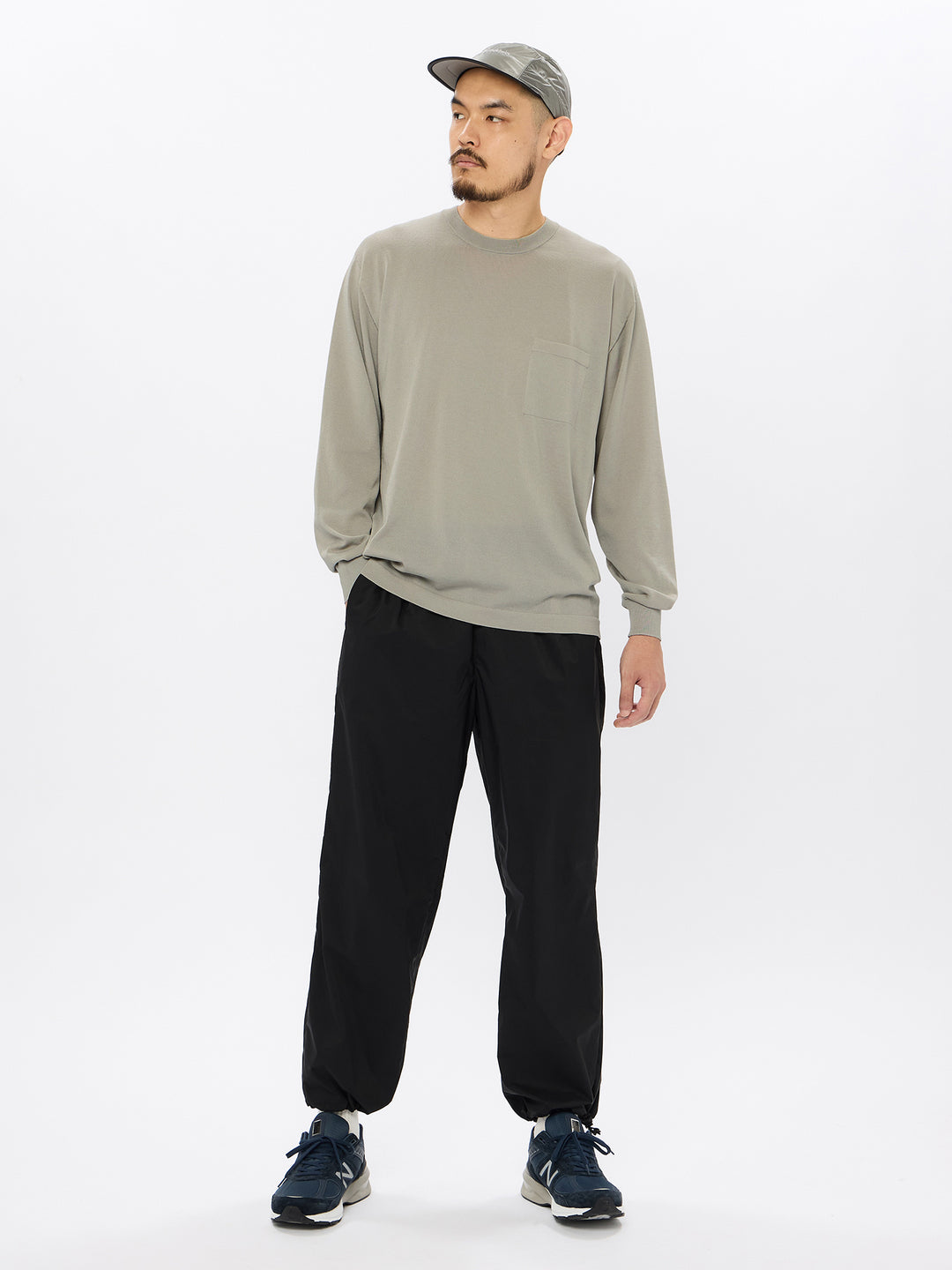 Wholegarment Wool Knit L/S T-shirt