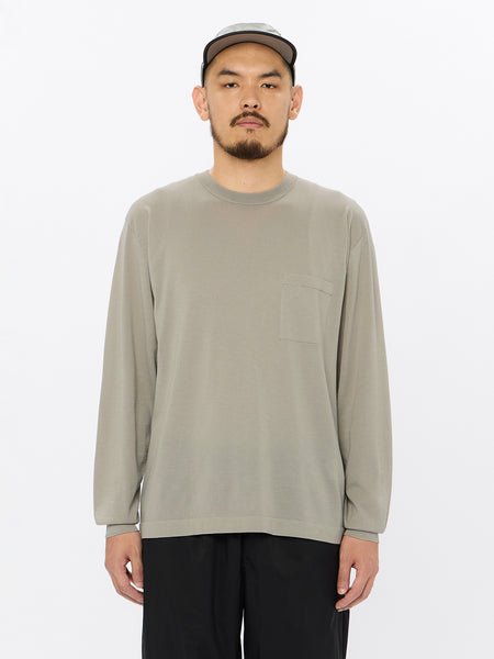 Wholegarment Wool Knit L/S T-shirt