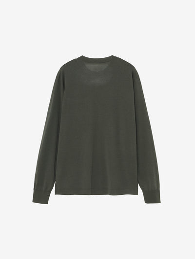 Wholegarment Wool Knit L/S T-shirt