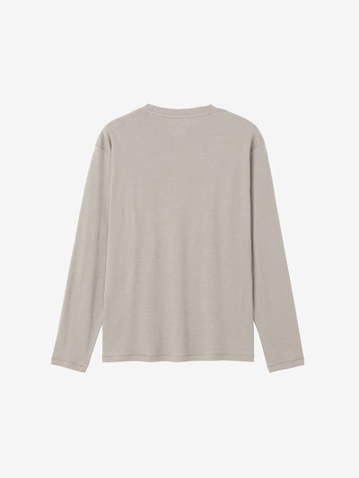 Cotton Covered Yarn Smooth L/S T-shirt