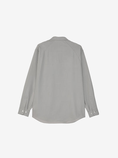High Twisted Wool Relax Shirt