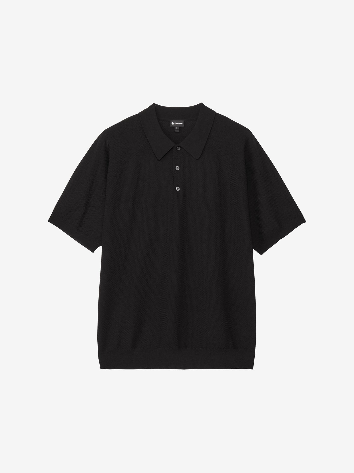 Wholegarment Wool Blend Knit Polo Shirt