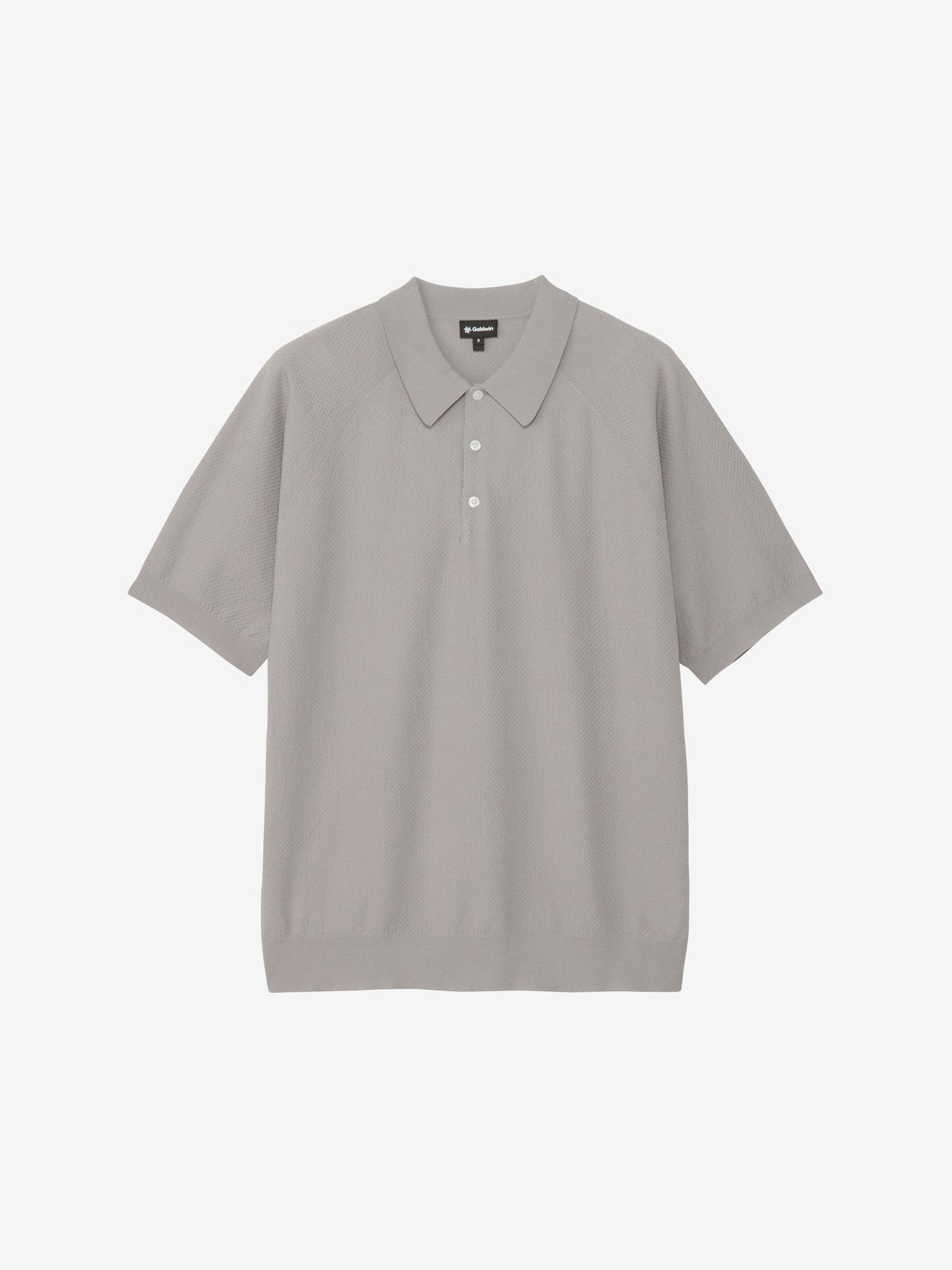 Wholegarment Wool Blend Knit Polo Shirt