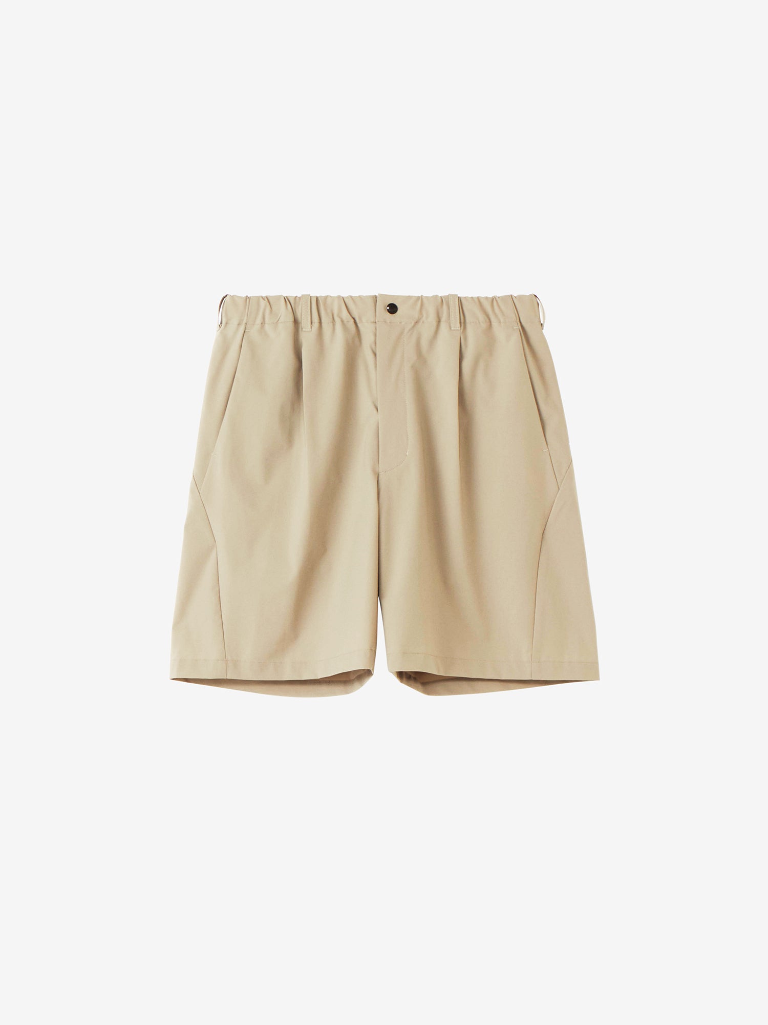 COOTIE / Polyester Twill 1 Tuck Easy Shorts -Black-