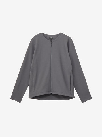 【HI FI FNK】21FW★ Luke Lamb's Wool Zip-Up Cardigan Women's Illia Handknit Cardigan in Stone Combo | Brochu Walker