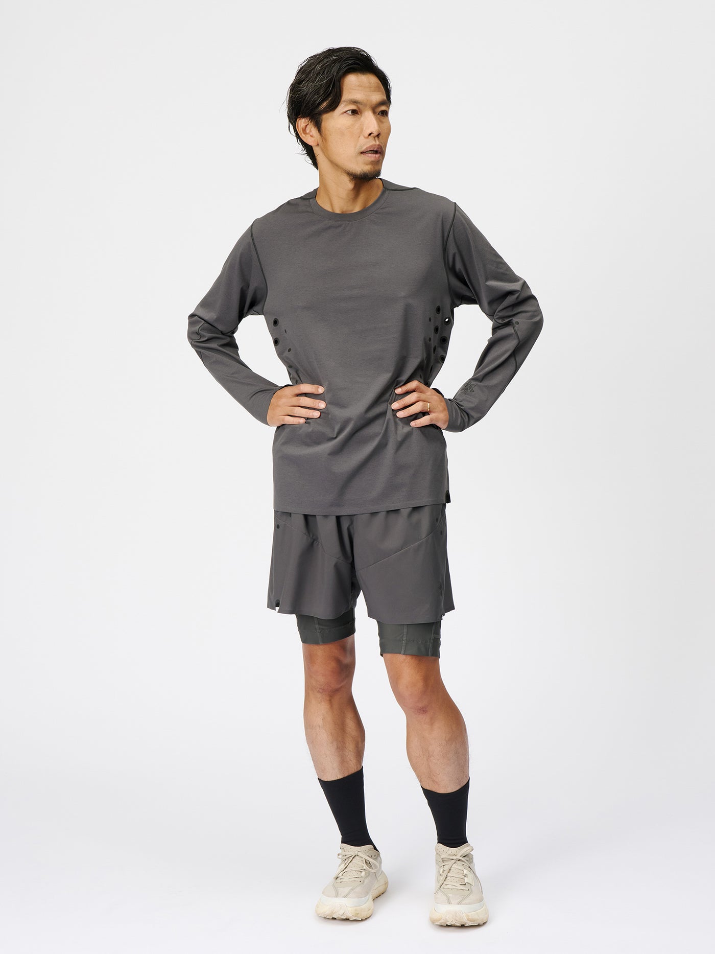 Model: Height 5'7" | Wearing: FORGED IRON / 3