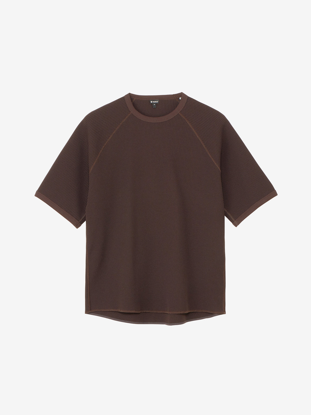 Goldwin WF-Quick Dry T-shirt グレー ダークグレー Goldwin - WF Light Waffle-Knit Delta Solotex T-Shirt - Gray
