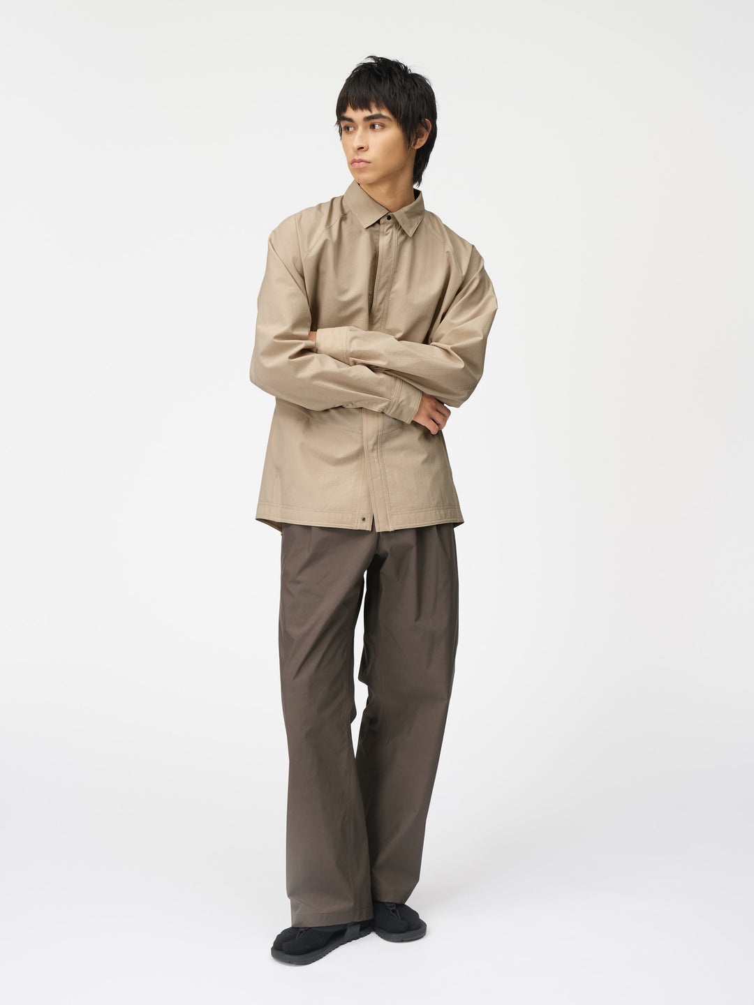 Tシャツ・カットソー GOLDWIN SS25 Shirts (GZ55102 SILICA) Goldwin 0 Interlocking Parachute Shirt – Goldwin America