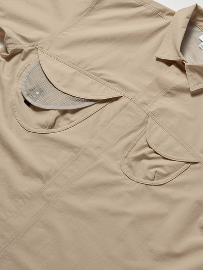 Goldwin 0 S/S Asymmetric Camp Shirt