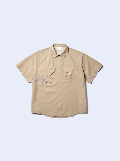 Goldwin 0 S/S Asymmetric Camp Shirt