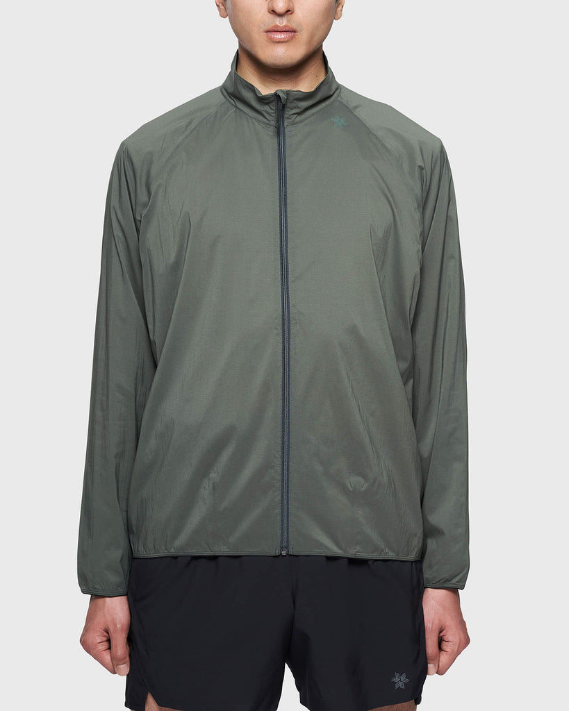 Zip-up Floating Wind Shell Jacket