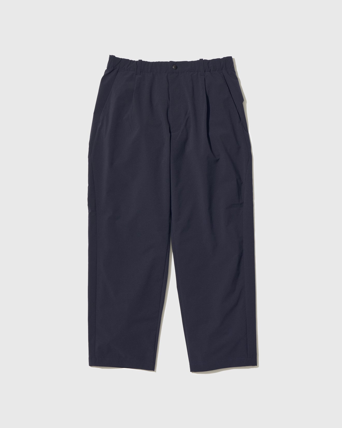 CUP&CONE Mild Tapered Easy Pantsネイビーブラック 熱い販売 - パンツ