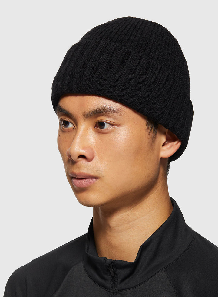 【新品】 VALLAD BEANIE CAP BLK/NVY 新品】 VALLAD BEANIE CAP BLK/NVY